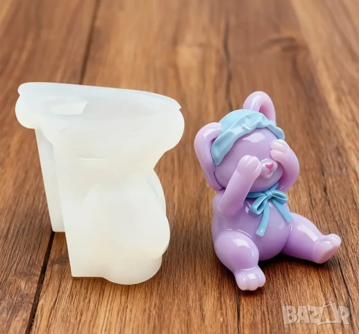 Молд зайче (6), снимка 3 - Форми - 53088900