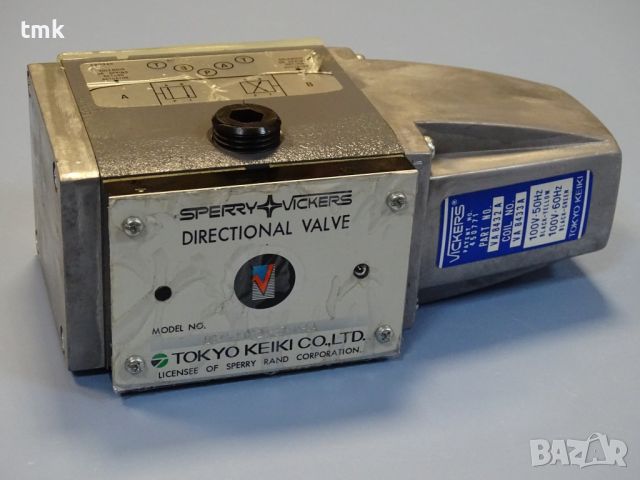 Хидравличен разпределител Sperry Vickers DG4S4-012A-52-JA-LA directional valve 100V, снимка 6 - Резервни части за машини - 45239600