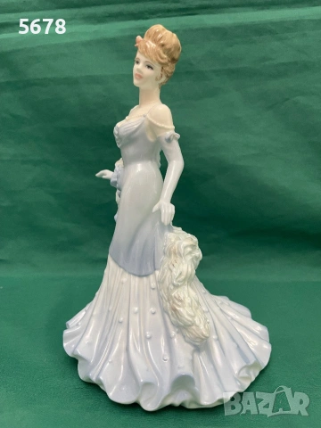 Порцеланова статуетка Coalport, снимка 6 - Статуетки - 53485820