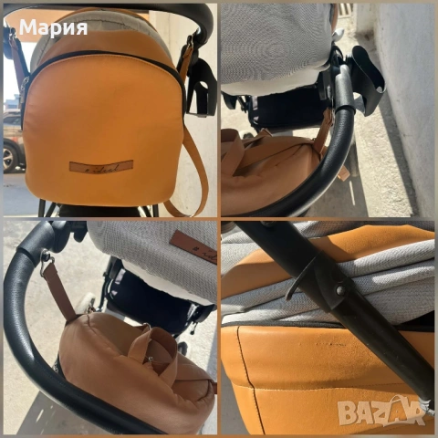Bexa-Бебешка количка 2в1 Ideal 2.0, снимка 3 - Детски колички - 53889542
