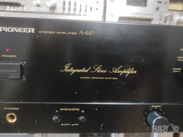 Pioneer A-447, снимка 2 - Ресийвъри, усилватели, смесителни пултове - 51315730