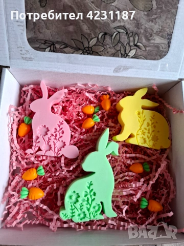 Сапунени зайчета, снимка 7 - Декорация за дома - 53911408