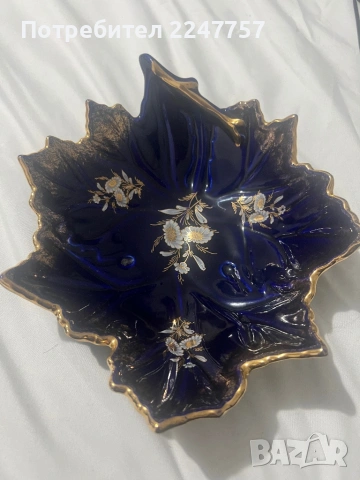 Кралски кобалтов порцелан, снимка 4 - Антикварни и старинни предмети - 53039636