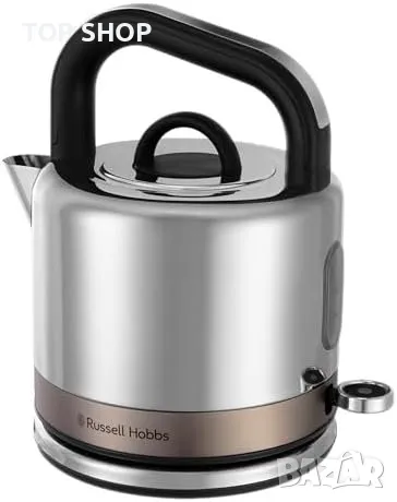 Нова Бърза Електрическа Кана Russell Hobbs Luna 1.7L Неръждаема Стомана