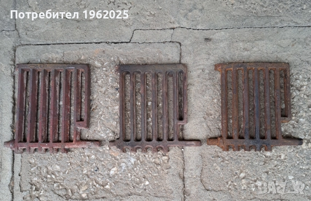 Соц Стара Чугунена Скара За Стара Печка., снимка 6 - Отоплителни печки - 51636894