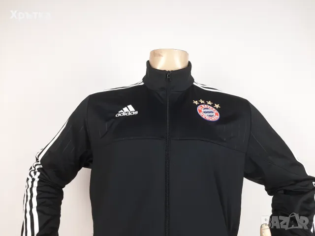 Adidas Bayern Munchen - Оригинално мъжко горнище размер L, снимка 6 - Спортни дрехи, екипи - 48826690