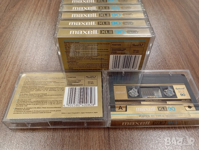 Хромни аудио касети Maxell XLII 90 Epitaxial Gold - MADE IN JAPAN!!!!!, снимка 3 - Аудио касети - 52047191