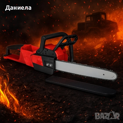 Акомулаторен верижен трион , снимка 6 - Градински инструменти - 51814357