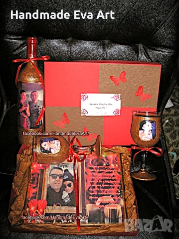 Подарък за Свети Валентин(14.02)- Книга със снимка/мотив и поздрав по Ваш избор, снимка 2 - Романтични подаръци - 53131919