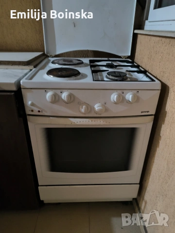 Готварска печка Gorenje – комбинирана (ток + газ) – в добро състояние