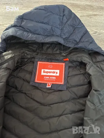 Мъжко!Олекотено пухено яке Superdry размер М  , снимка 6 - Якета - 48720297