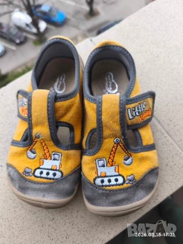 Боси пантофи - "Bar3Foot" (за широко краче) 27 номер, снимка 4 - Детски пантофи - 54087909