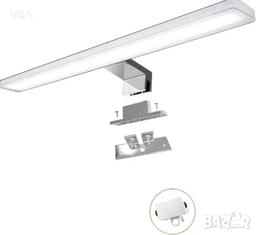 YIQAN LED лампа за баня,огледало LED лампа за огледало 30 cm 8 W 640 lm Осветление за шкаф , снимка 2 - Лампи за баня - 47230457