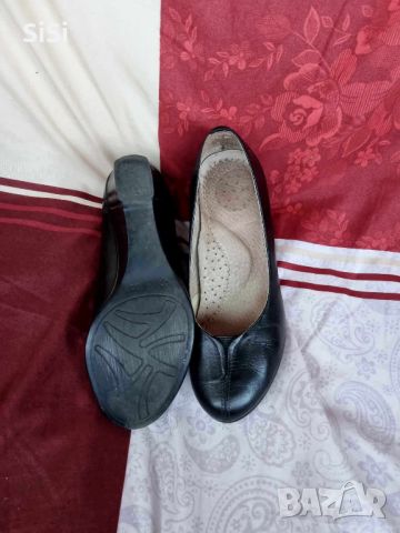 Черни обувки естествена кожа,Пещера, снимка 2 - Дамски ежедневни обувки - 45843013
