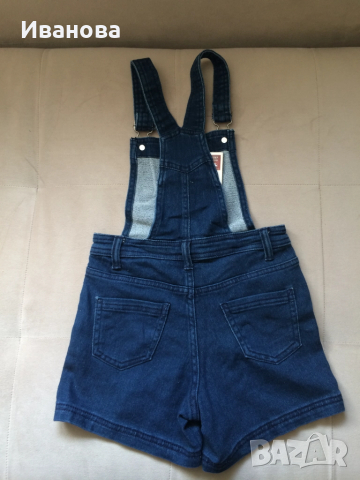 Чисто ново дънково гащеризонче., снимка 2 - Детски панталони и дънки - 51643143