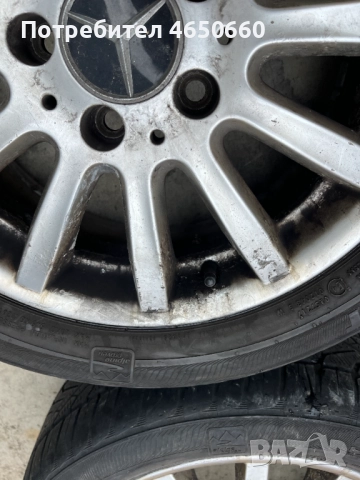 16 цолови алуминиеви джанти за Мерцедес, снимка 7 - Гуми и джанти - 52537041