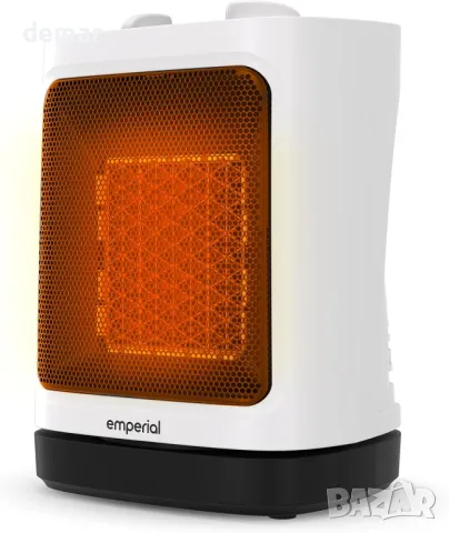 Emperial 2000W керамичен мини вентилаторен нагревател с осцилация, 2 степени