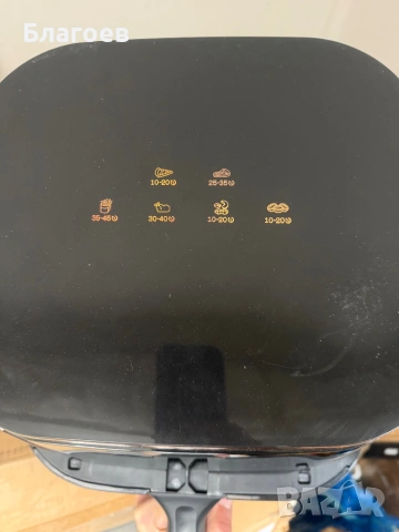 Уред за готвене без мазнина AirFryer Sonymax SN 80185, 10 литра, 3000W, снимка 3 - Фритюрници - 53189603