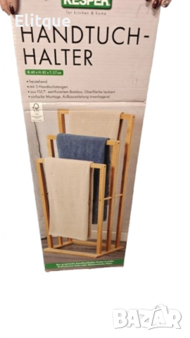 Бамбукова поставка за кърпи Kesper, снимка 3 - Други стоки за дома - 52744171