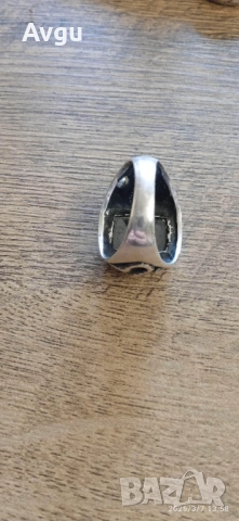 Сребърен пръстен , снимка 3 - Пръстени - 53745711