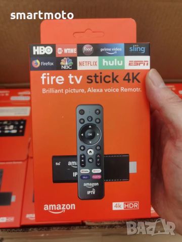 ТВ бокс 4к Amazon Fire tv stick r6 Rockchip 3228A Quad-Core, снимка 2 - Приемници и антени - 46135820