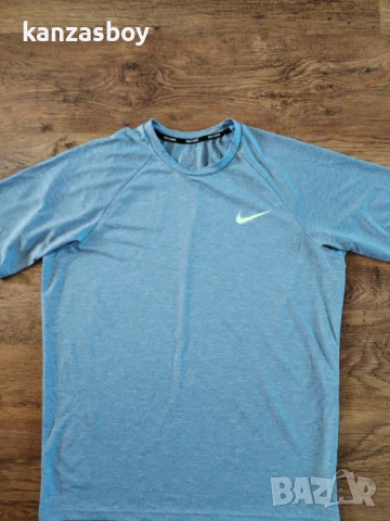Nike swim Men's Heathered Short-Sleeve - страхотна мъжка тениска M, снимка 7 - Тениски - 50591430