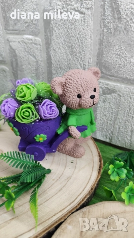 Сладки малки мечета в лилаво и зелено!!, снимка 8 - Декорация за дома - 52082800