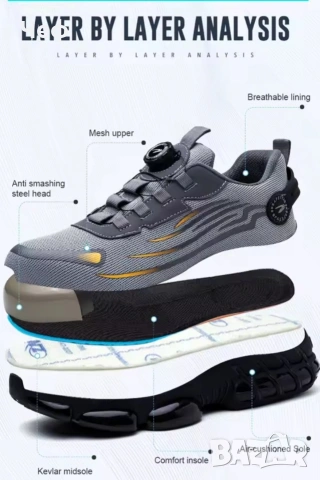 Устойчиви предпазни обувки/маратонки, снимка 9 - Спортни обувки - 53962451