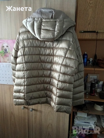Продавам сиво зимно яке дебело , снимка 2 - Якета - 53403139
