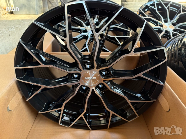 4 бр. чисто нови алуминиеви джанти Monaco 19" 5x114.3 , централен отвор 64.1 , ET40, 8,5J, снимка 8 - Гуми и джанти - 53873058