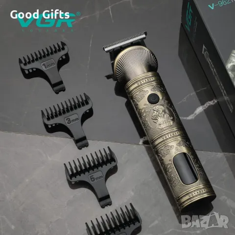 Професионална машинка за подстригване VGR V-962 с LCD дисплей и метален корпус, снимка 5 - Машинки за подстригване - 50389056