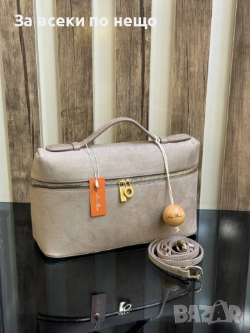 Loro Piana Дамска Велурена Чанта Лоро Пиана - Налични Различни Цветове Код SK457, снимка 3 - Чанти - 53059505