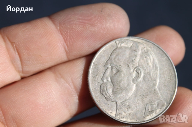 ''10 злоти Полша 1937-ма година'' , снимка 6 - Нумизматика и бонистика - 51795775