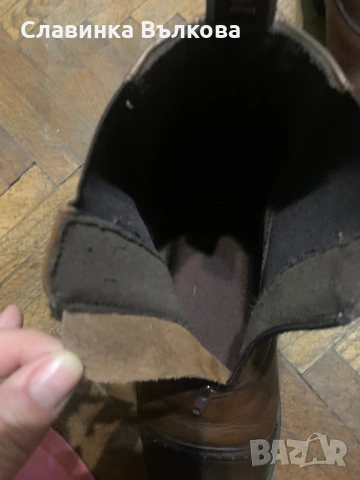 Мъжки боти 41 номер естествена кожа, снимка 3 - Официални обувки - 53167501