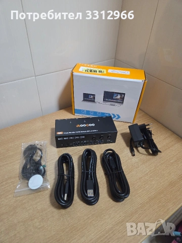 KVM303DH KVM превключвател, HDMI-съвместим, 3 входа и 3 изхода, 8K@60Hz, 4K@144Hz