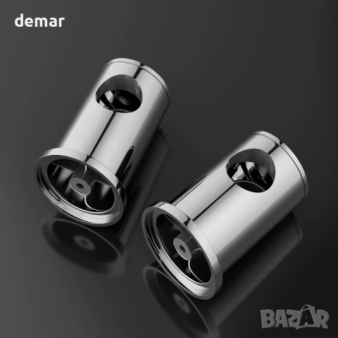 MORADO 68 см, плъзгаща се дръжка за душ с регулируем държач за ръчен душ, стенен монтаж, хром, снимка 4 - Други стоки за дома - 50583169