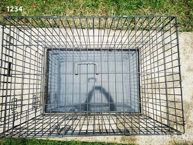 НОВА солидна транспортна клетка метална сгъваема 91x62x67cm Ellie-Bo за куче, стационар, снимка 8 - За кучета - 53625002