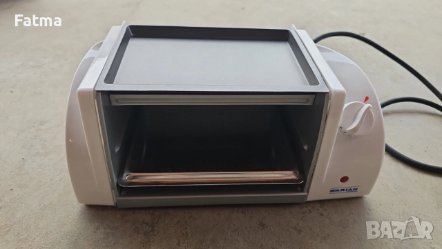 Компактен електрически грил Arian – бързо и равномерно печене, снимка 4 - Тостери - 51377102