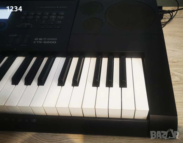 Синтезатор клавир CASIO CTK-6200 с динамична клавиатура и USB порт 5 октави, снимка 9 - Синтезатори - 53949117