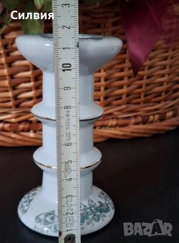 Порцеланов свещник , снимка 5 - Декорация за дома - 53036352