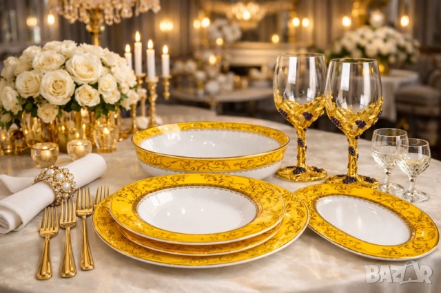 Сервиз за хранене за 6, 8 или 12 човека за миялна машина