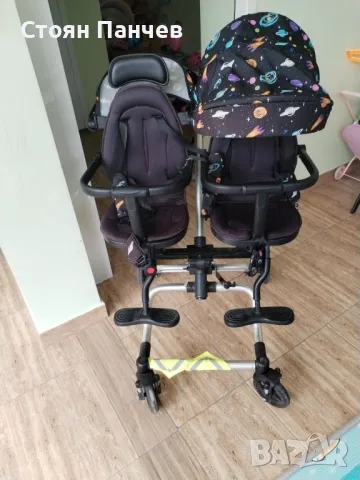 Четириколка за близнаци, снимка 3 - Стоки за близнаци - 50075037