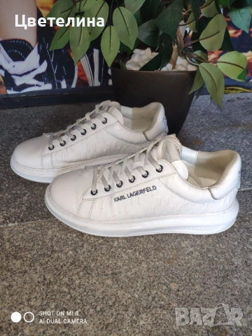 Мъжки обувки KARL LAGERFELD 41 номер, снимка 3 - Ежедневни обувки - 52304480