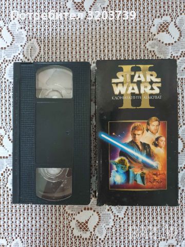 Star Wars I, II част - Видео касети, Ретро колекция., снимка 5 - Колекции - 46256915