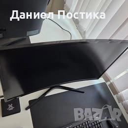 Монитор Samsung - Essential S3 S36C 27C366, 27'', FHD, VA, Curved, черен, снимка 2 - Монитори - 52017981