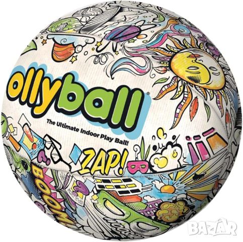 Детска/Бебешка Топка за Игра + Оцветяване HCM Ollyball за Игра на Закрито!, снимка 8 - Детски топки - 45984247