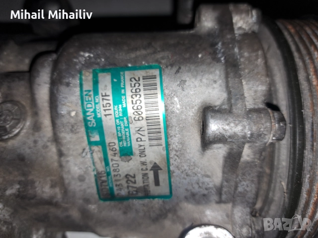 Компресор алфа ромео 147, снимка 4 - Части - 52968210