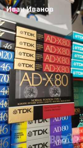 TDK AD японски аудиокасети.Пакети по 3бр., снимка 2 - Аудио касети - 45885514