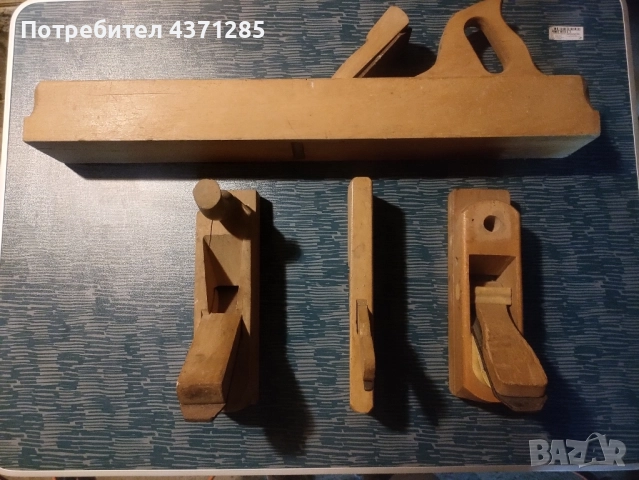 Дърводелски Рендета лот от 4 630х80х180мм/3,5кг/60мм Нож-Реглаж