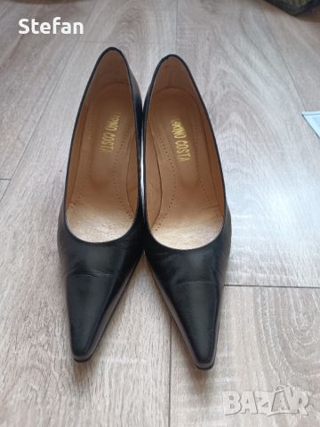Дамски обувки от естествена кожа, снимка 1 - Дамски обувки на ток - 46412871